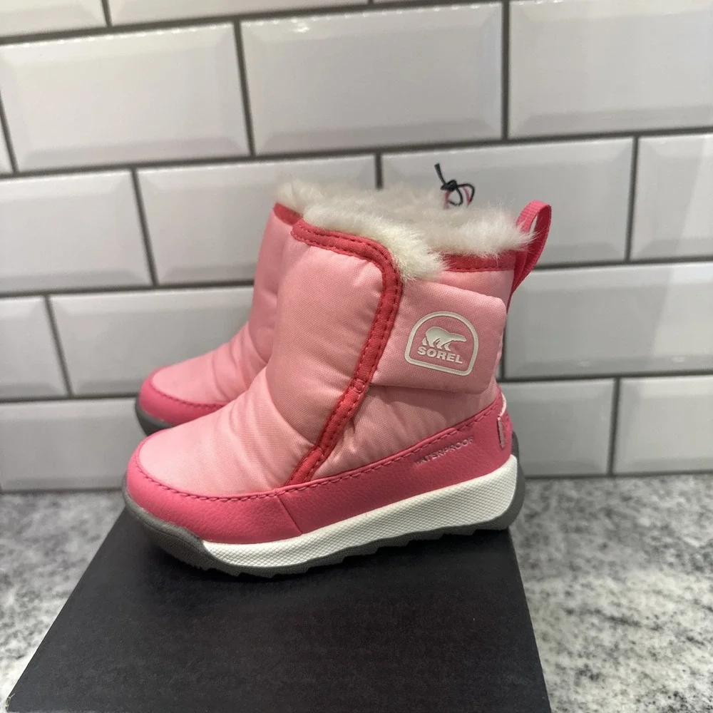 Sorel Toddler Whitney Bootie WP Infant 6 Snow‎ Waterproof Insulated Pink Winter